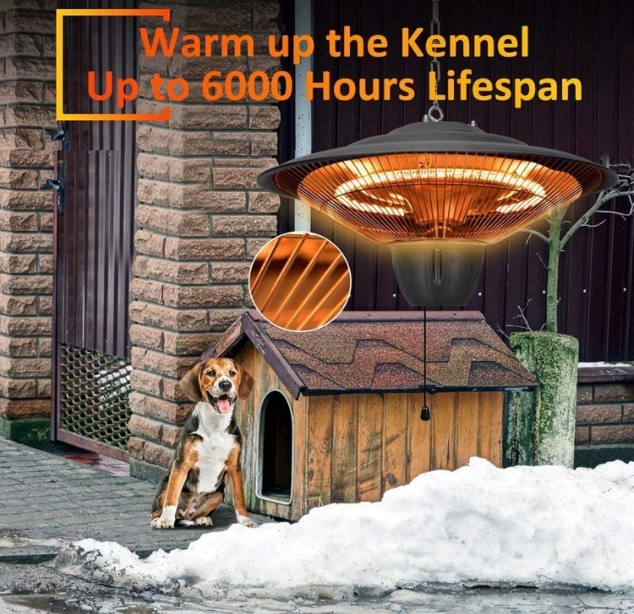 Electric outdoor heater waterproof